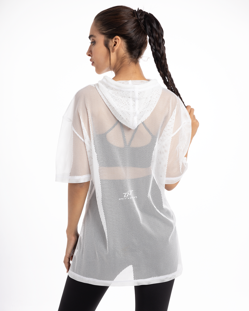 Women Open Mesh T-Shirt